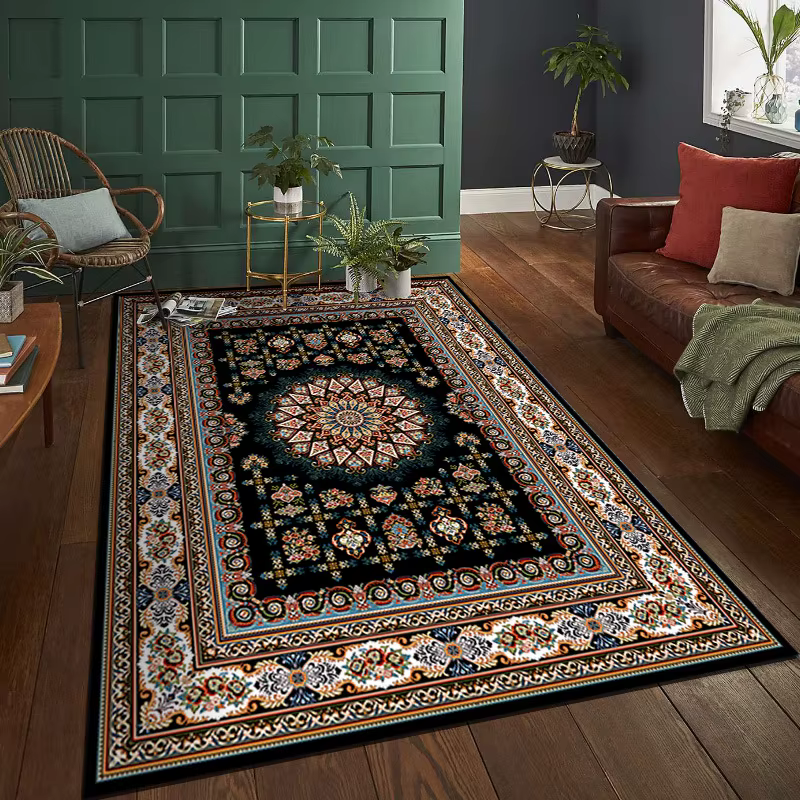 Tapis court persan vintage pour salon