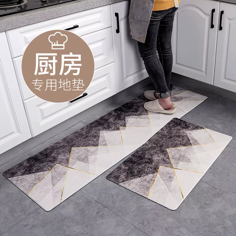Tapis de cuisine imperméable et résistant à l'huile