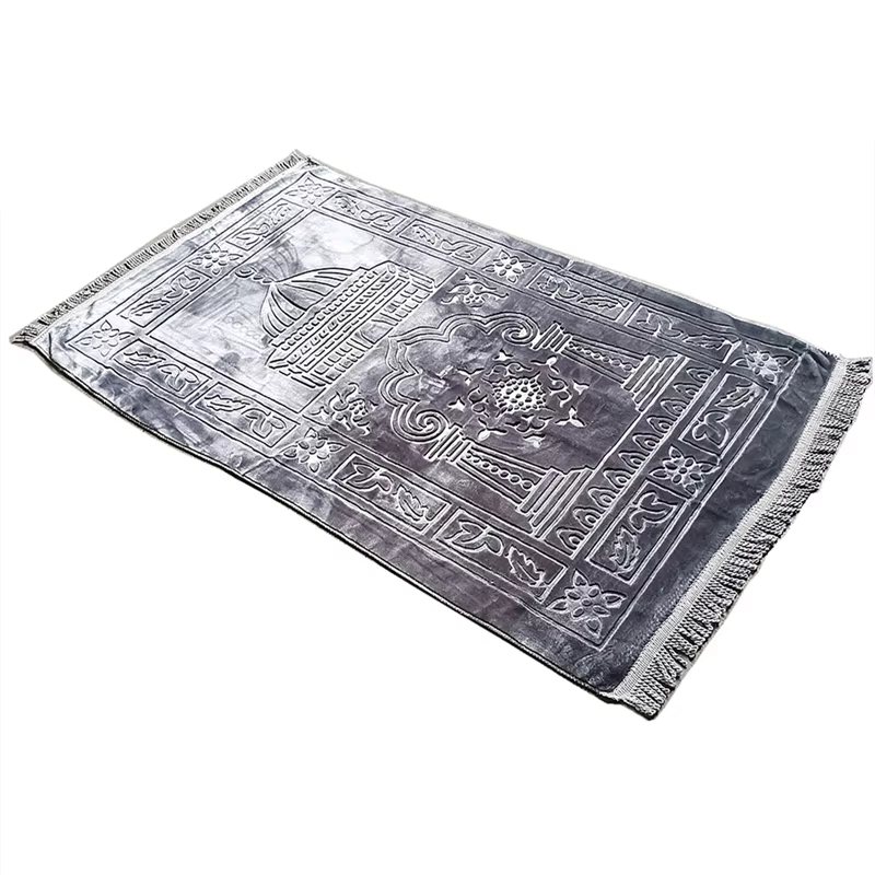 Tapis de prière doux Sejadah Murah velours Sajadah turquie Kiswah Pintu Kaabah Dari Mesir Hantaran Rajos