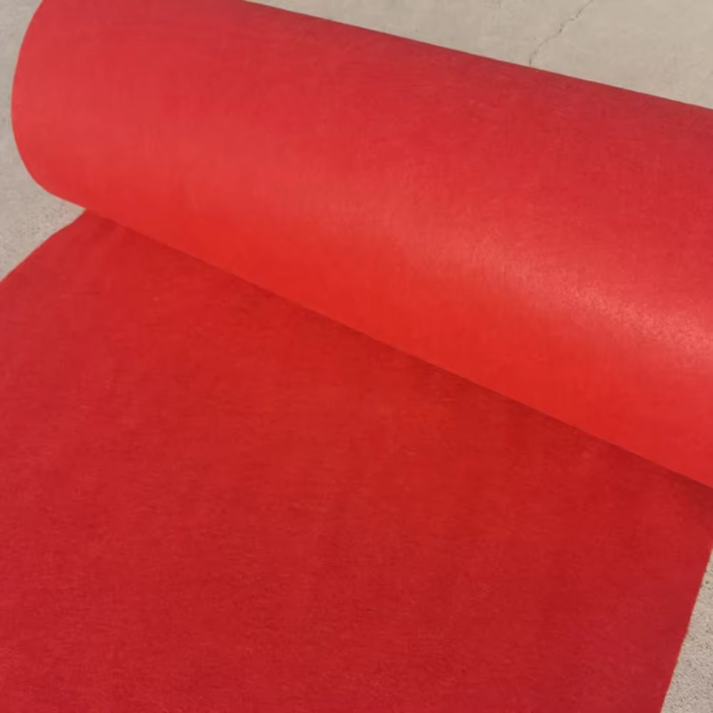 Tapis blanc de mariage