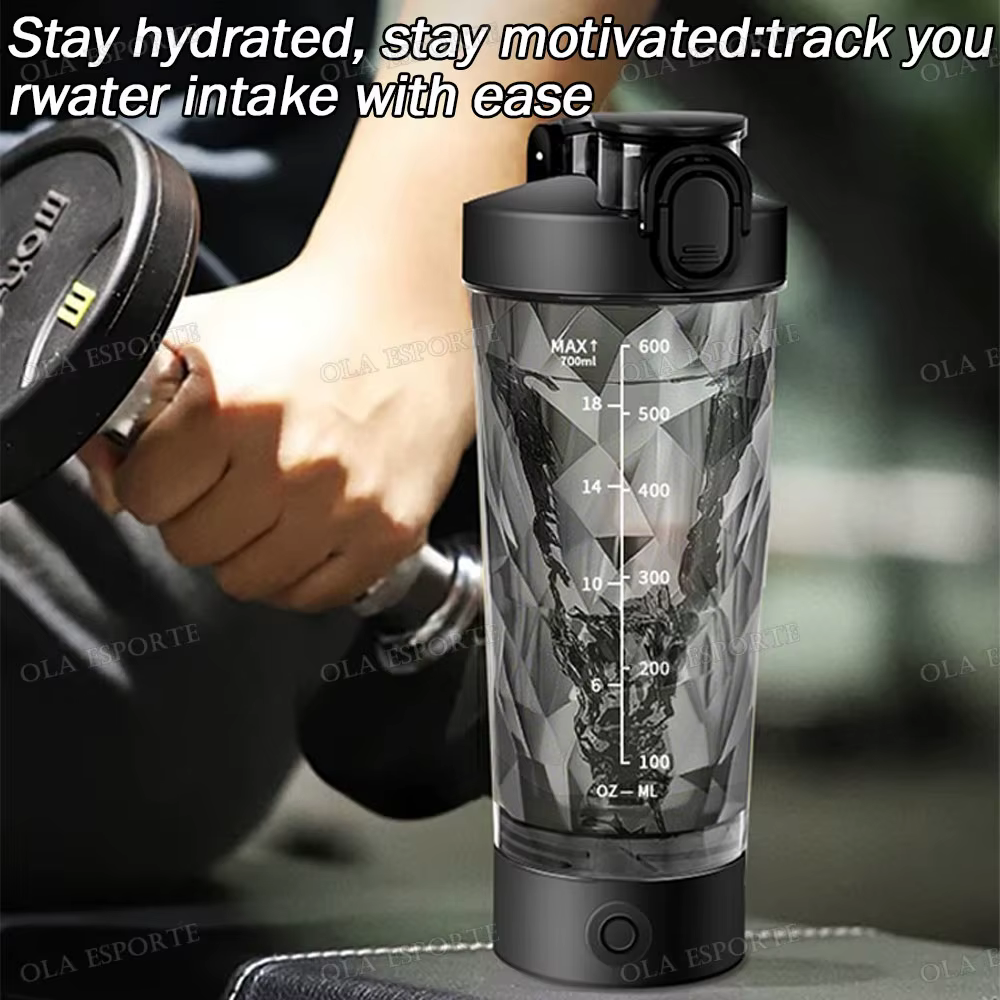 Gobelet mélangeur électrique d'extérieur 700 ml, auto-mélangeur intelligent pour protéines, substitut de repas, gobelet de sport portable