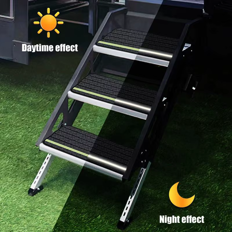 Tapis auto-adhésif antidérapant pour marches d'escalier de camping-car