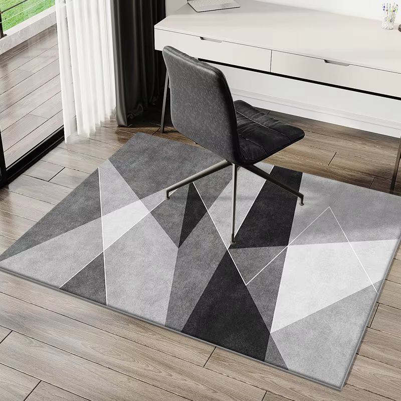 Tapis moderne minimaliste pour bureau/chantier