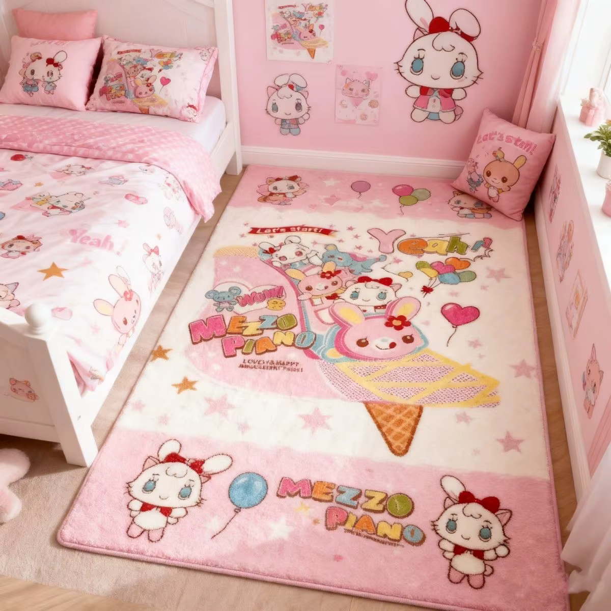 Tapis de chevet de dessin animé japonais Mp