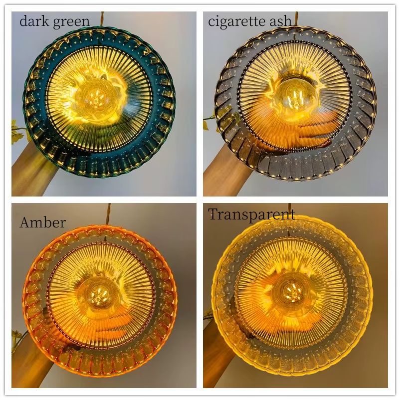 Lustre en verre et laiton de style nordique rétro, lampe de chevet créative et personnalisée pour bar, restaurant, café et chambre à coucher