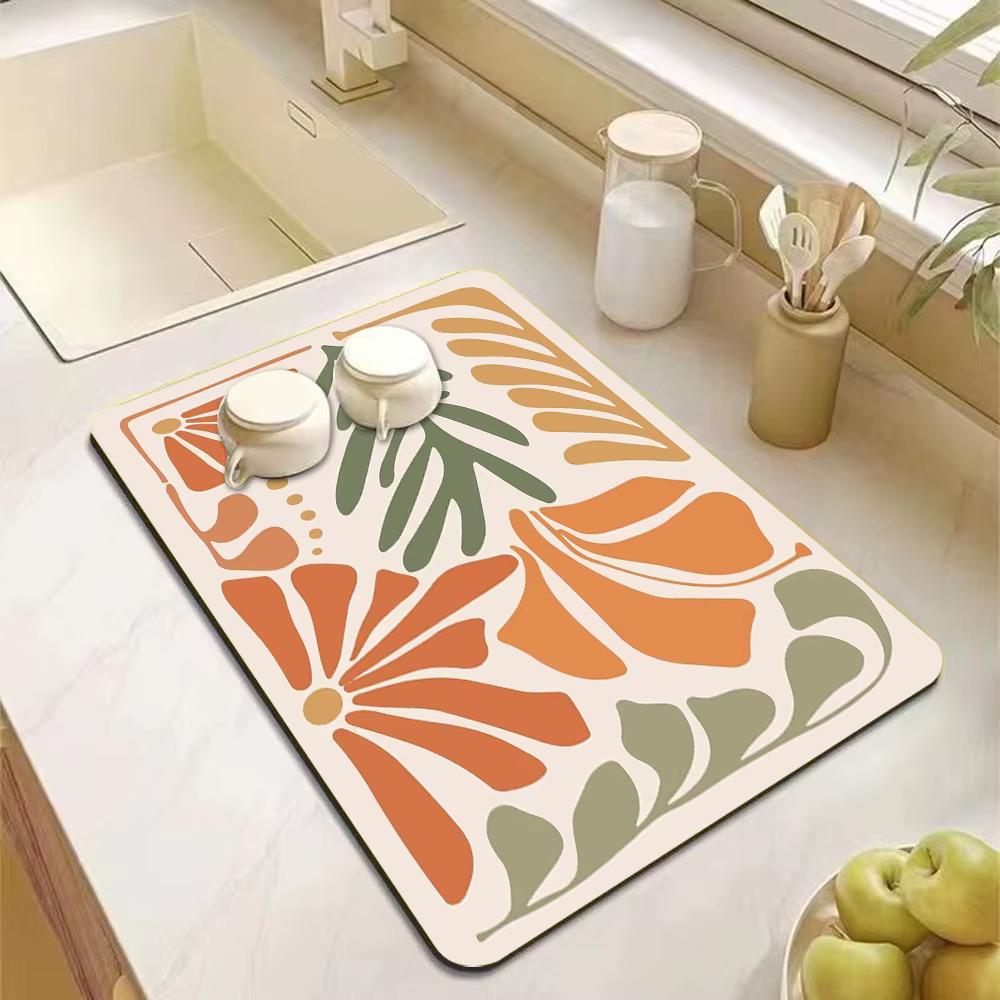 Accessoires de cuisine tapis de séchage de vaisselle