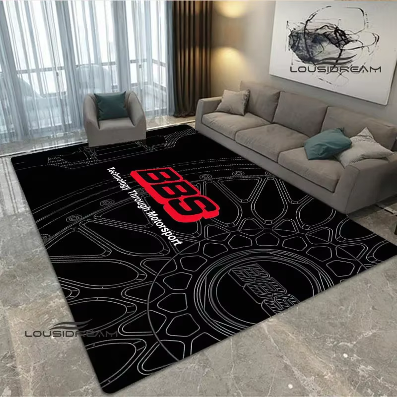 Tapis rétro imprimé BBS Racer 3D