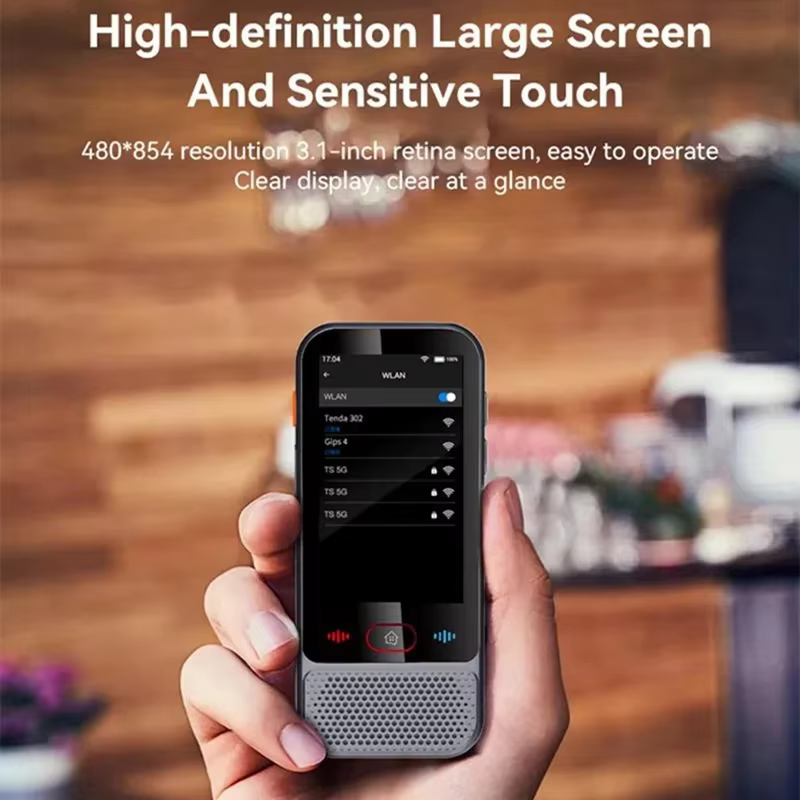 Nouveau Traducteur Vocal Intelligent M30 2026 – 139 Langues en ligne, 14 hors ligne, WIFI, Enregistrement Photo, Dictionnaire de Traduction pour Voyages d'Affaires