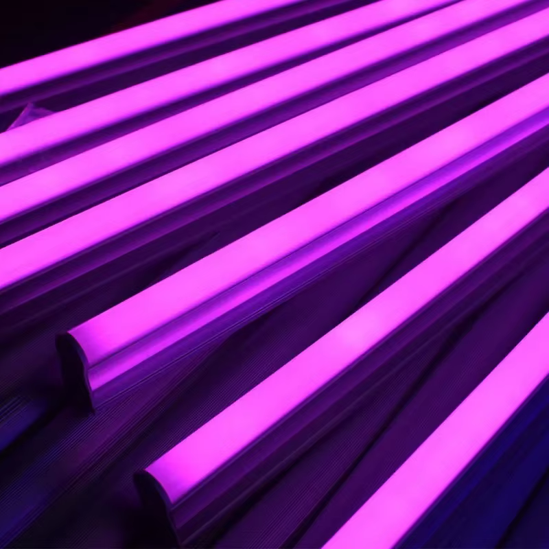 Tube LED coloré T5 intégré, éclairage 30 cm 60 cm, tube fluorescent LED, applique murale, lumière blanche froide ou chaude, 220V