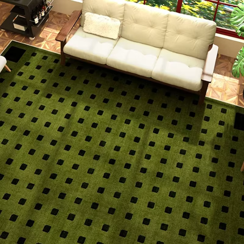 Tapis en Cachemire Lavable à la Machine Non-ALD