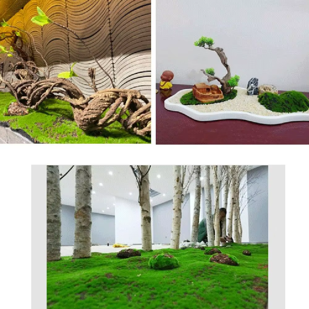 Tapis d'herbe extérieur bricolage faux mousse gazon
