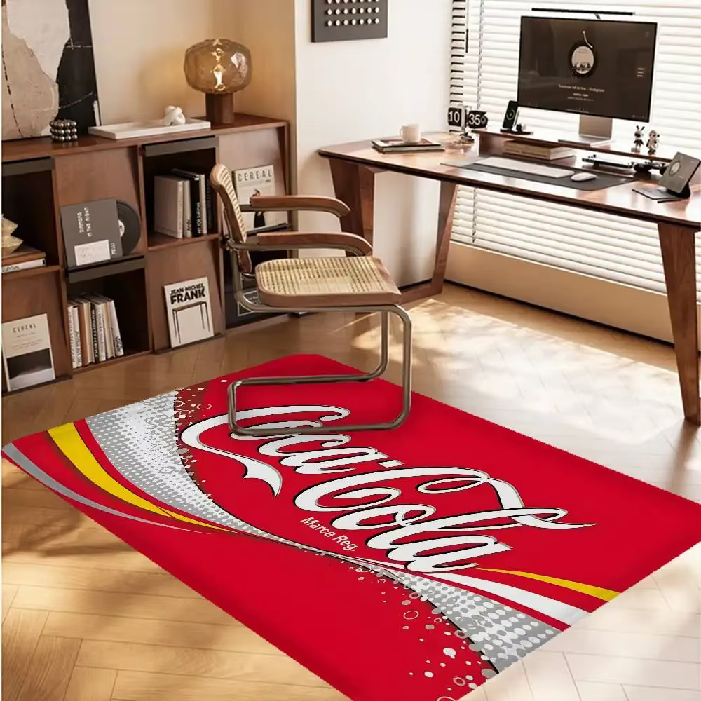 Tapis de porte vintage avec logo Coca-Cola