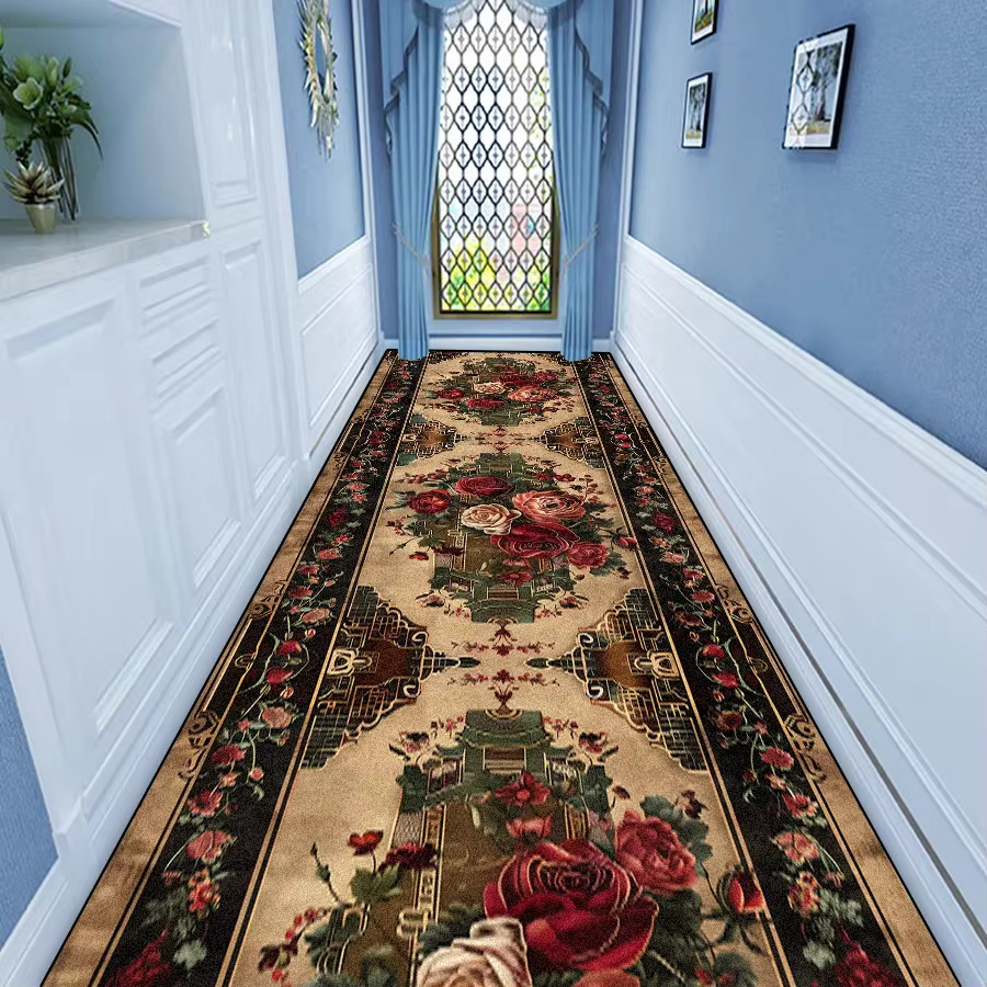 Tapis de couloir européen de luxe