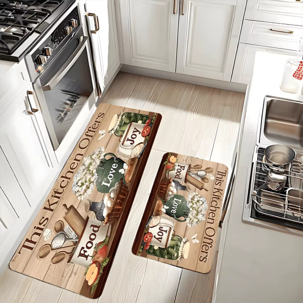 Tapis thème de cuisine