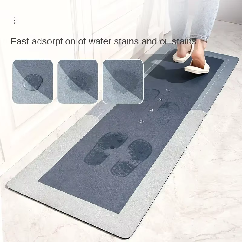 Tapis absorbant de cuisine antidérapant
