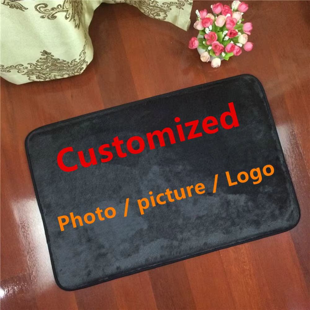 Tapis personnalisé imprimé rectangulaire