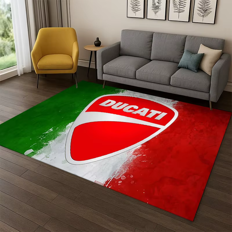 Tapis classique D-Ducati Racing Car Moto pour chambre à coucher