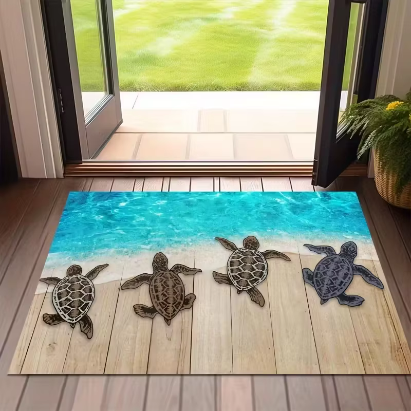 Paillasson de bienvenue décoratif de plage d'été