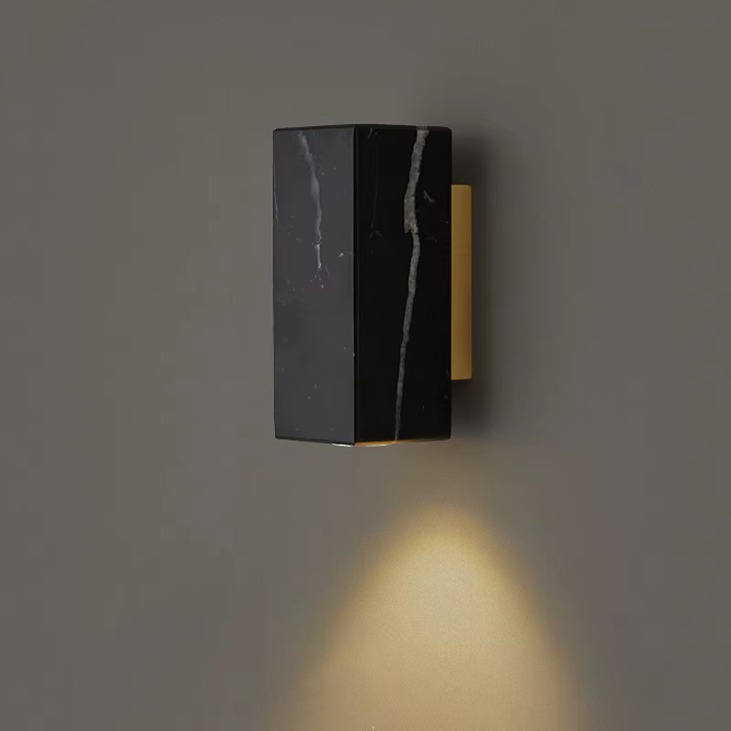 Applique murale nordique de luxe en marbre vert