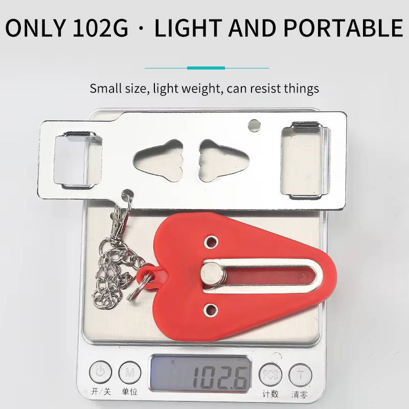 Loquet de serrure de porte Portable de sécurité, sans perceuse, dispositifs manuels de chambre d'hôtel pour ajouter des trous de sécurité amovibles pour la sécurité des voyages