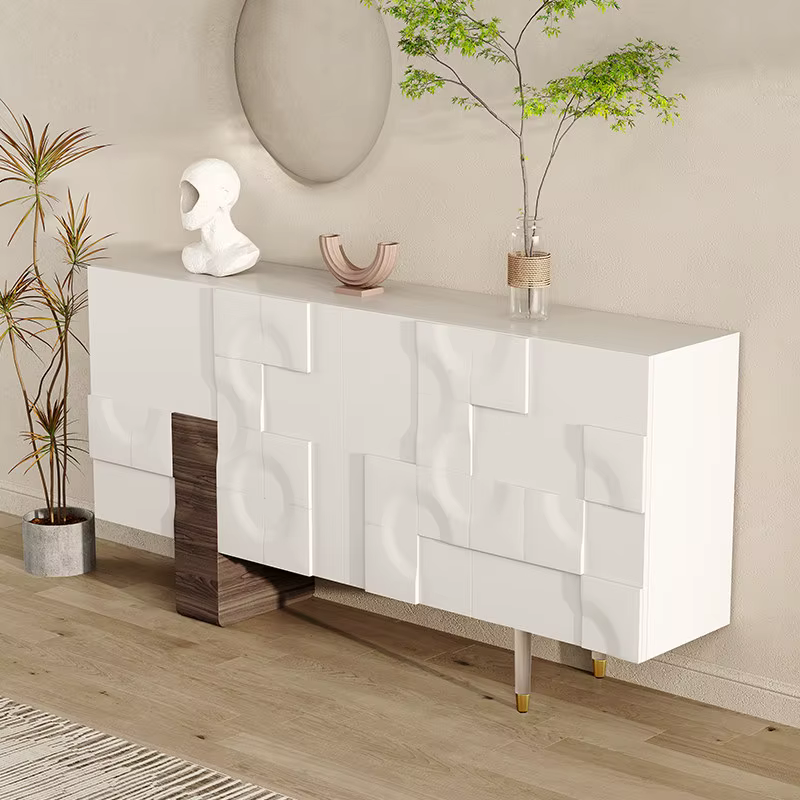 Meubles de Rangement Nordiques en Bois Massif pour Chambre et Salon : Meubles TV, Armoires à Chaussures, Meubles Artisanaux Gain de Place