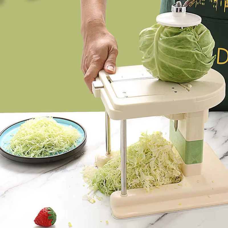 Râpes à chou coupe-légumes maison broyeur à manivelle trancheuse manuelle laitue couteau rétractable coupe-chucrut Gadget de cuisine