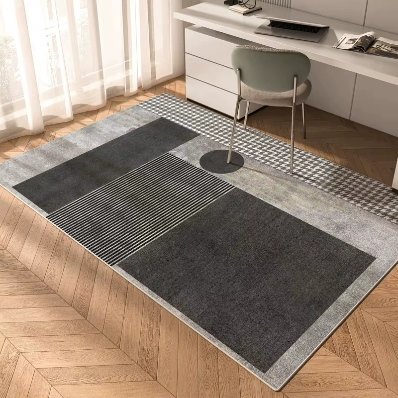 VIKAMA Tapis persan vintage antidérapant et résistant aux taches pour salon