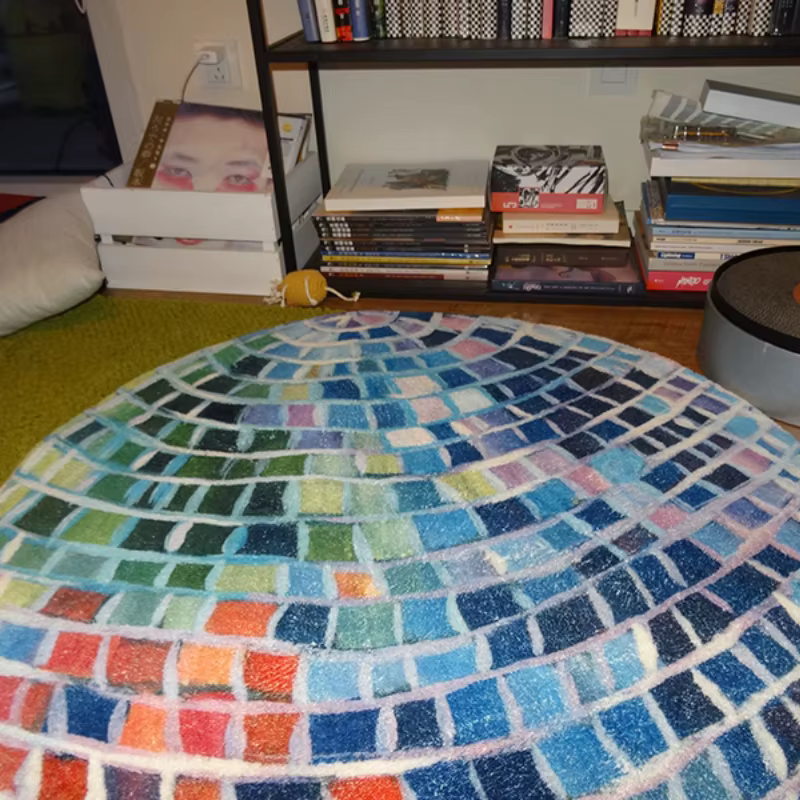 Tapis pour salon grande surface décoration de la maison dessin animé multicolore chambre d'enfants