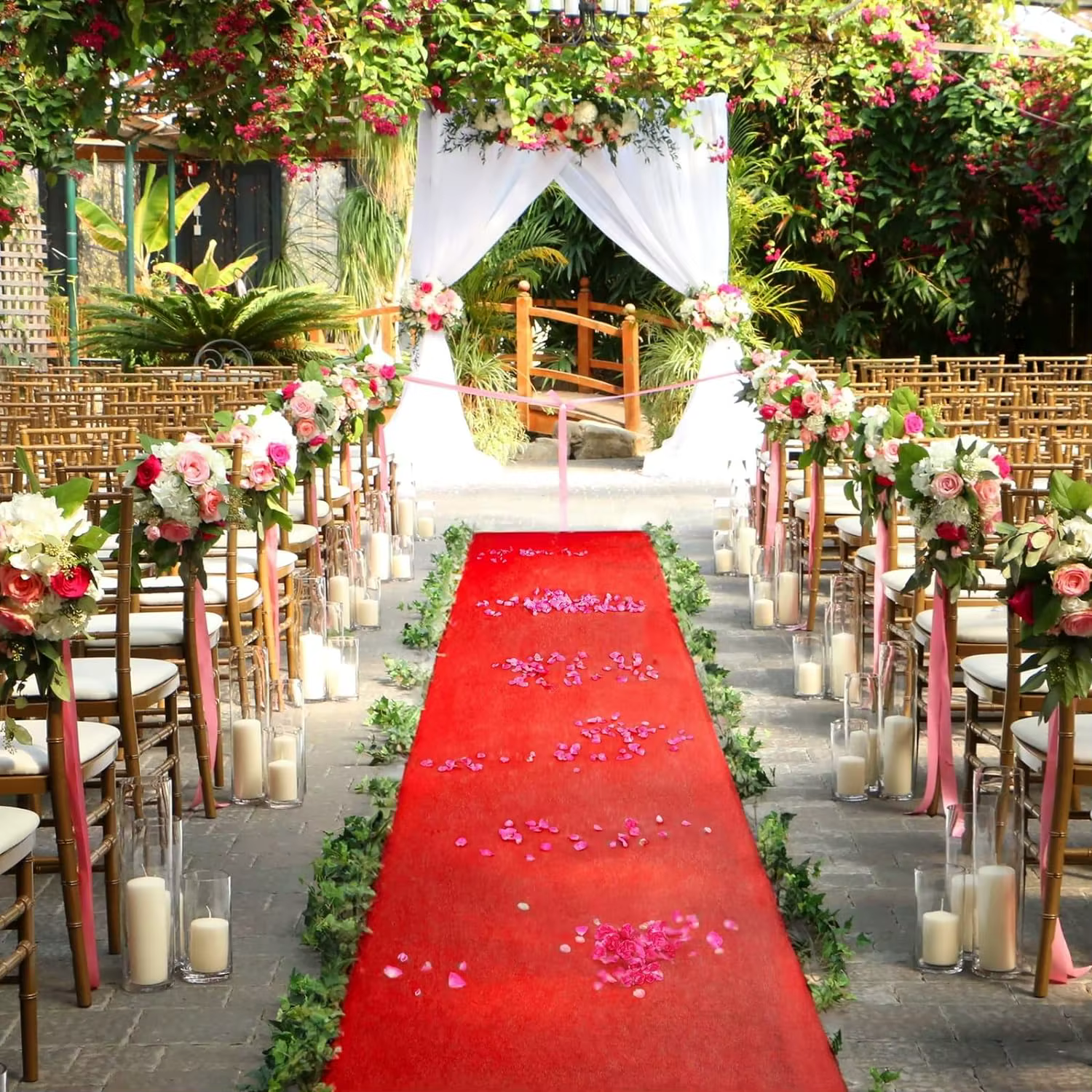 Tapis de mariage antidérapant