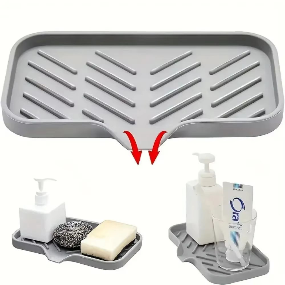 Plateau d'évier en Silicone avec vidange
