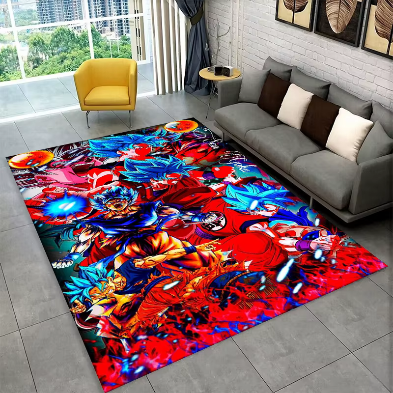 Tapis de jeu de dessin animé D-Dragon Ball pour salle de jeux