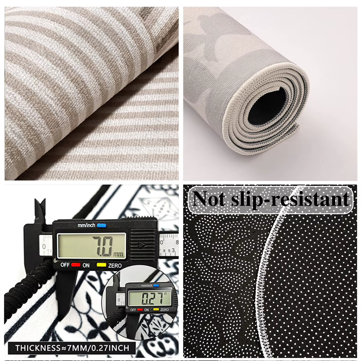 Tapis de sol pour cuisine gris foncé