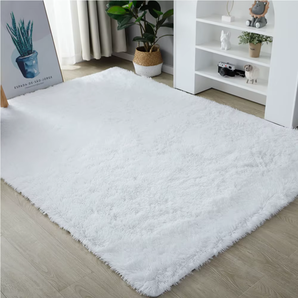 Tapis en peluche doux et confortable pour la décoration intérieure