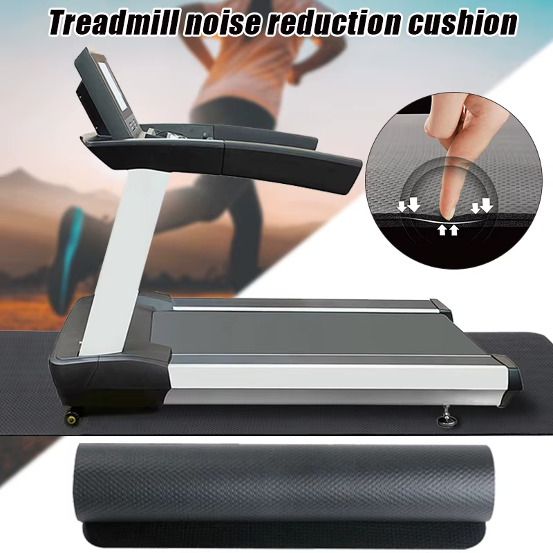 Tapis de course résistant à l'usure, antidérapant, équipement d'exercice, réduction du bruit, absorption des chocs, accessoires de gymnastique à domicile
