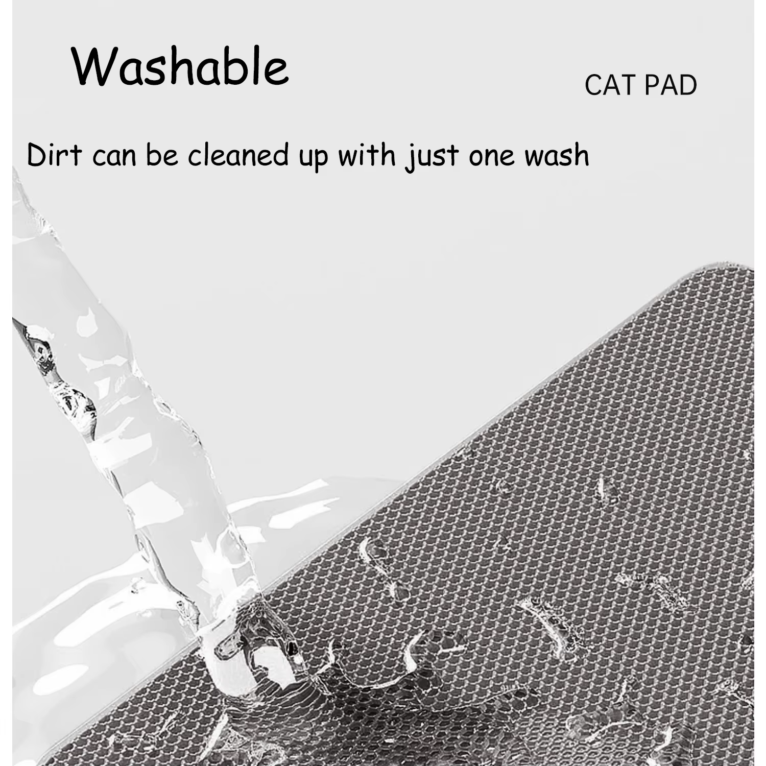 60CMX90CM tapis à litière pour chat imperméable Double couche bac à litière pour animaux de compagnie tapis de toilette pour animaux de compagnie tapis pour chat anti-dérapant sable chat tapis lavable