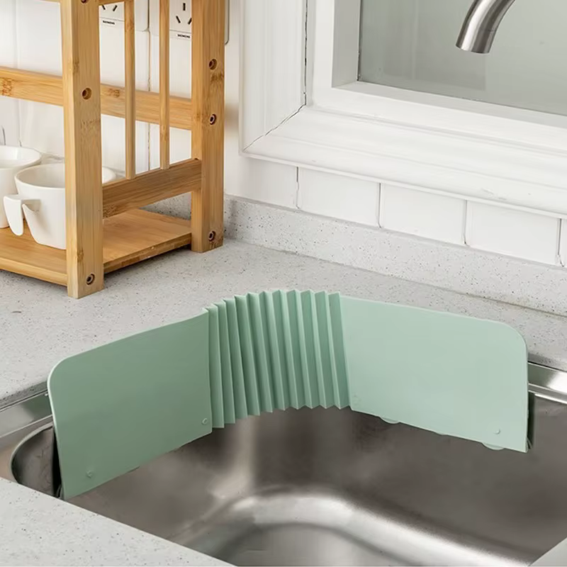 Écran anti-éclaboussures pour évier de cuisine multifonctionnel : un bloqueur d'eau polyvalent et un panneau anti-éclaboussures pour le lavage et le drainage des légumes