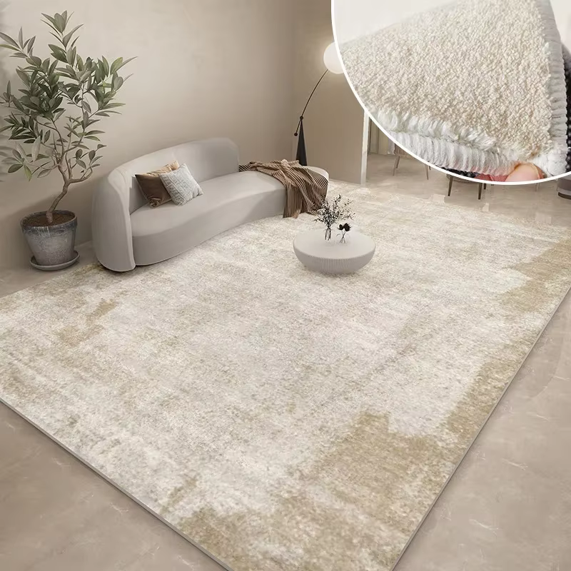 Tapis d'étude abstrait moderne épaissi