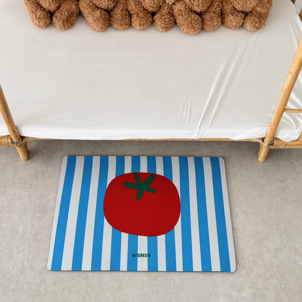 VIKAMA – tapis de sol imprimé tomate