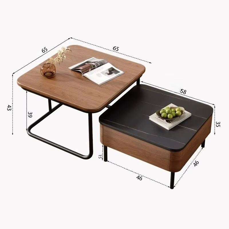 Table d'angle de rangement moderne pour salon, style industriel classique, bureau pliant peu encombrant, table d'appoint artistique, meuble de chambre