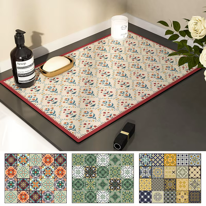 Tapis de séchage absorbant pour cuisine
