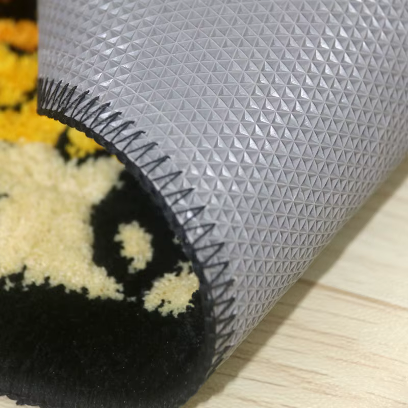Tapis tigre 3D doux en forme d'animal