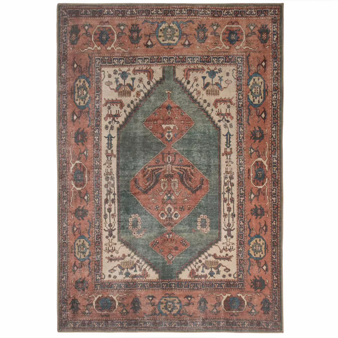 Tapis de salon traditionnel Vintage