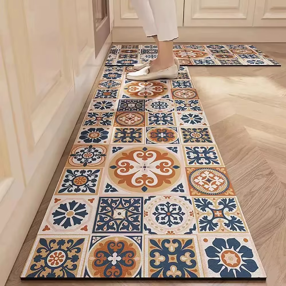 Tapis de cuisine imprimé