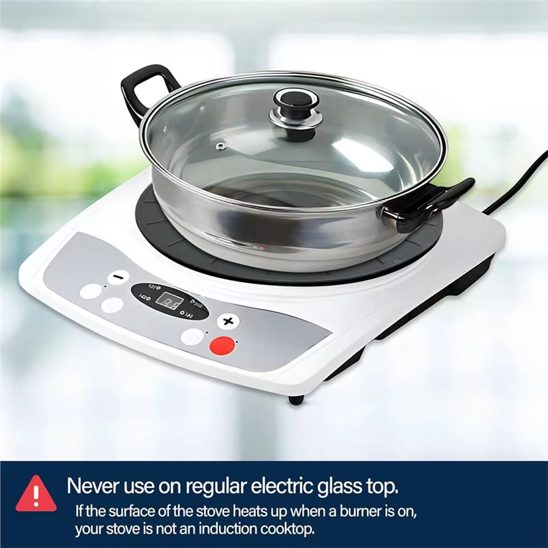 Tapis de protection anti-rayures KYCOR pour plaque à induction - Fibre de verre en silicone - Pour cuisinière magnétique - Protection antidérapante