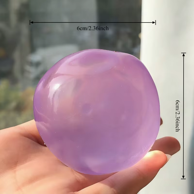 Balle de décompression douce en huile de coco, à rebond lent, pour la décompression, décorations à pincer en forme de boule de coco, simulant le pétrissage de Masha et de Maltézie