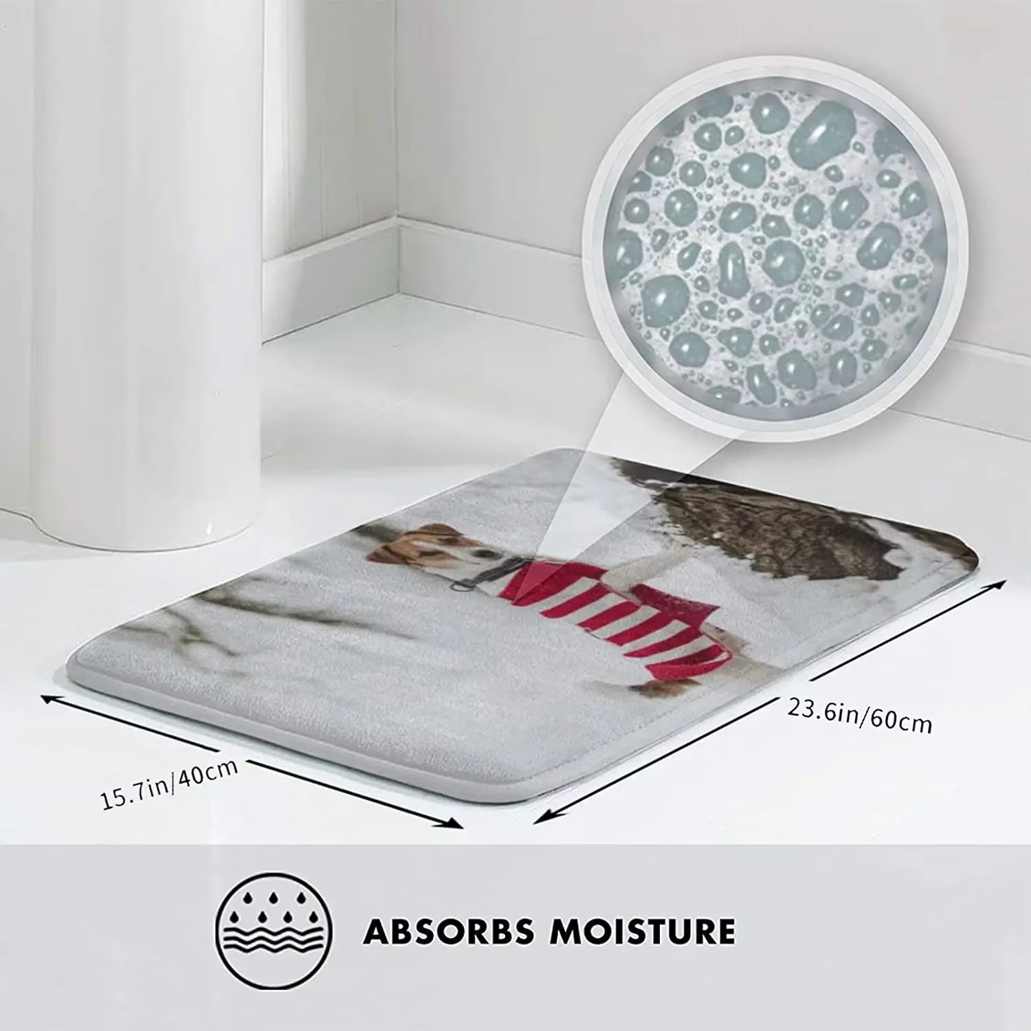 Tapis personnalisé pour animaux de compagnie