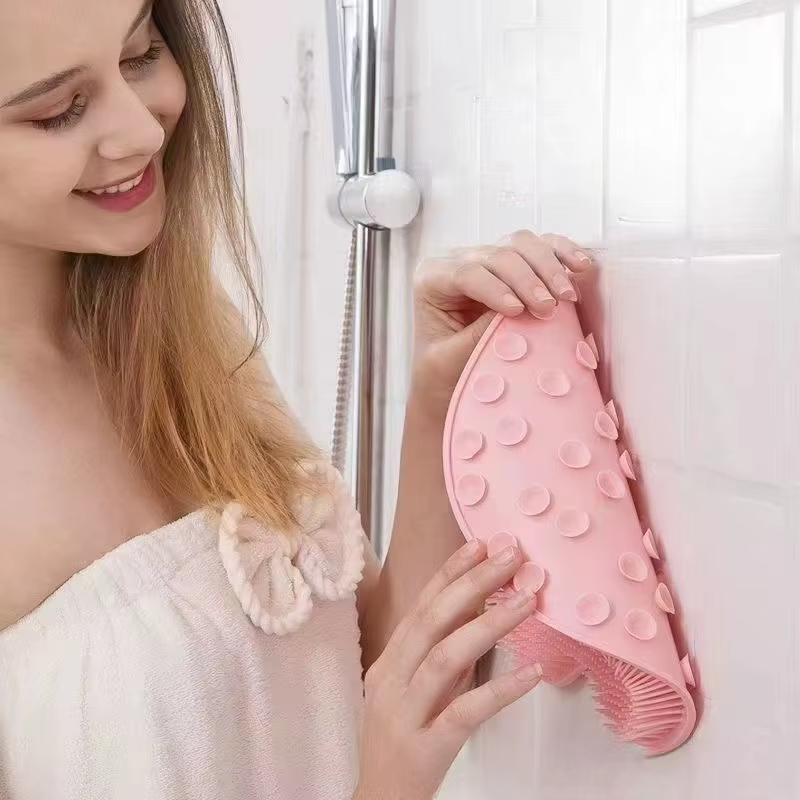 Tapis de bain antidérapant pour le dos et les pieds