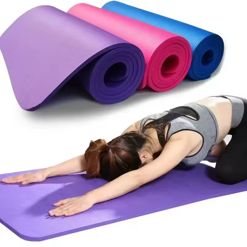Tapis de Yoga antidérapant de 1CM d'épaisseur
