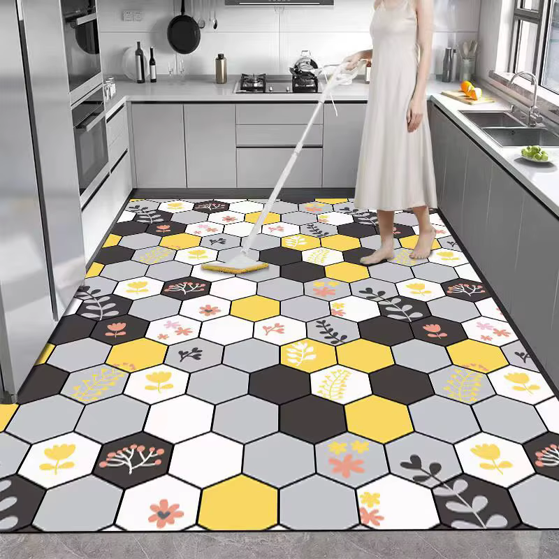 VIKAMA – tapis de sol de cuisine en velours