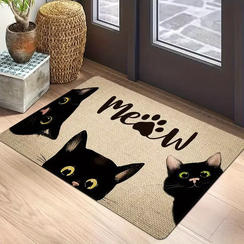 VIKAMA 40X60CM ou 50X80CM cristal velours chambre salon chevet tapis enfants adultes porte d'entrée